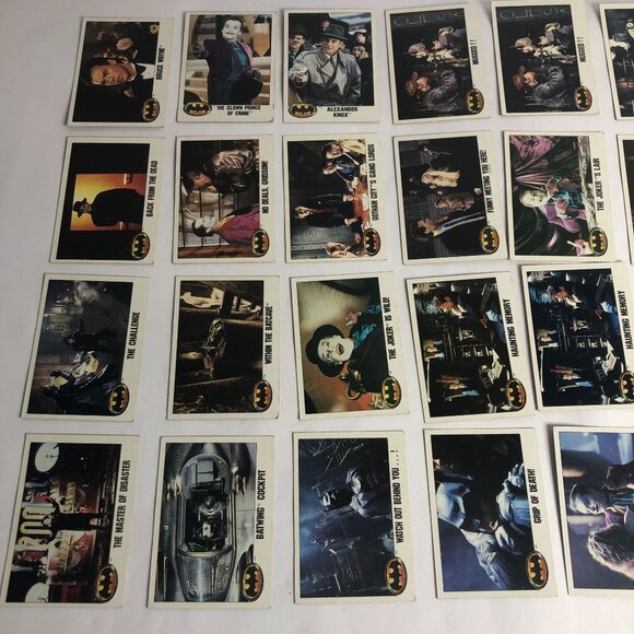Lot of 62 1989 Topps Batman The Movie Trading & Sticker Cards - Picture 2 of 12